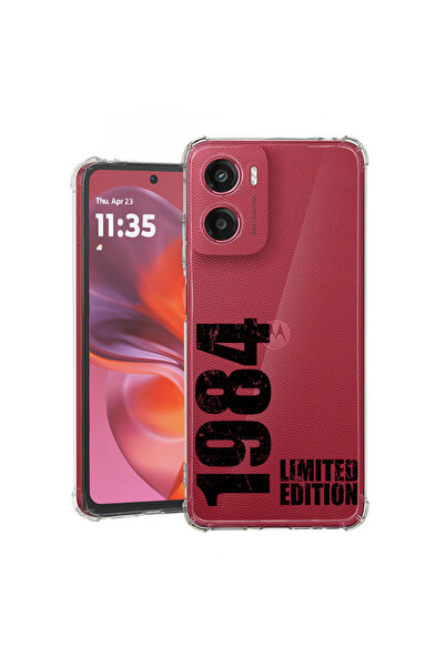 bestcase ® Carcasă antișoc pentru Motorola Moto G05, Ediție limitată 1984, 19...