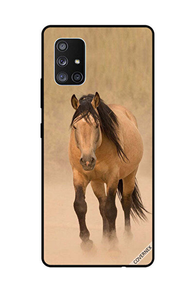 Covernex غطاء حماية لهاتف سامسونج جالاكسي A71 - سباق الخيل البني