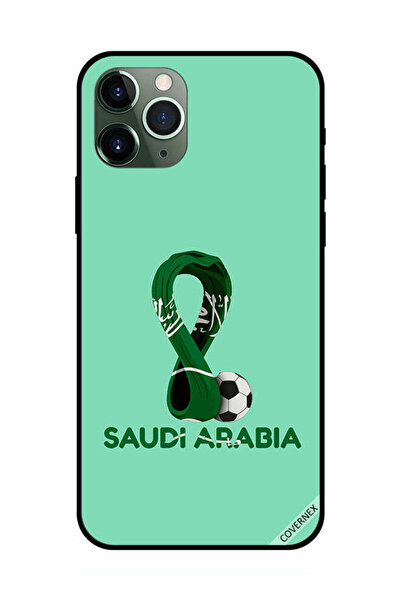 Covernex غطاء حماية لهاتف أبل آيفون 11 برو علم المملكة العربية السعودية على ك...