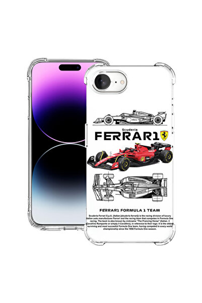 bestcase ® Husă antișoc pentru Apple iPhone 16e, Ferrari Scuderia, 1988231 AS...