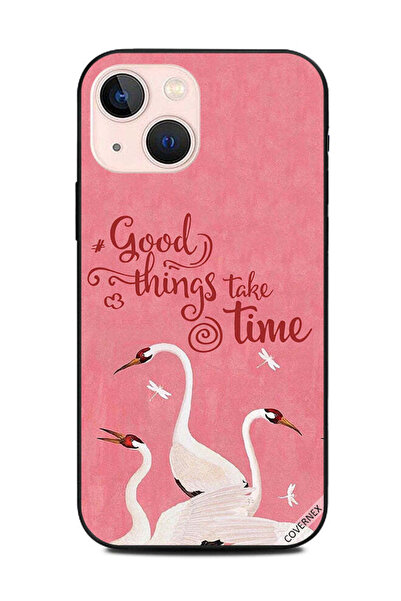 Covernex غطاء حماية لجهاز Apple iPhone 13 Mini الأشياء الجيدة تستغرق وقتًا