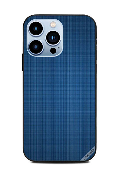 Covernex غطاء حماية لهاتف Apple iPhone 13 Pro بنمط قماش أزرق
