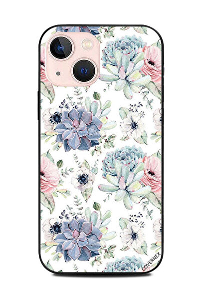Covernex غطاء حماية لهاتف Apple iPhone 13 Mini بنقشة زهور