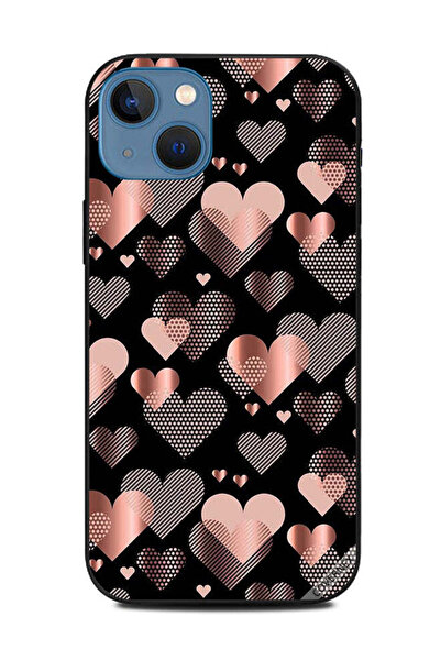 Covernex غطاء حماية لهاتف Apple iPhone 13 - قلوب لامعة