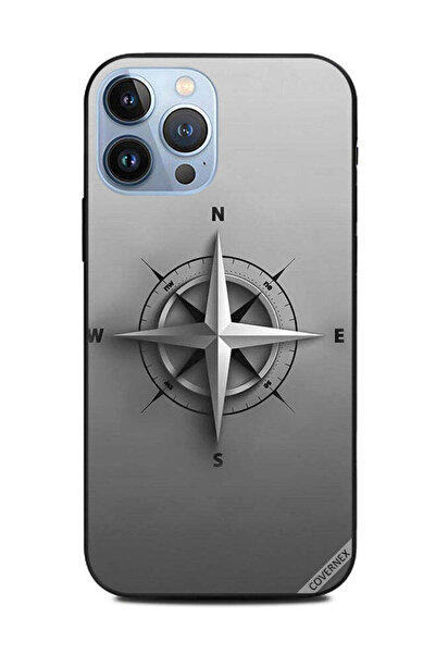 Covernex غطاء حماية لهاتف Apple iPhone 13 Pro Max بنمط البوصلة