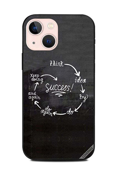 Covernex غطاء حماية لجهاز Apple iPhone 13 Mini فكر، فكر، جرب، افعل، افعل مرة ...