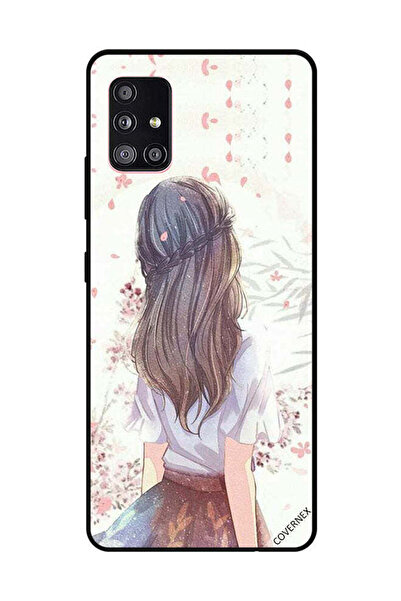 Covernex غطاء حماية لهاتف سامسونج جالاكسي A51 - فتاة لطيفة في تفكير عميق