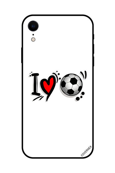 Covernex غطاء حماية لهاتف Apple iPhone XR - أحب كرة القدم
