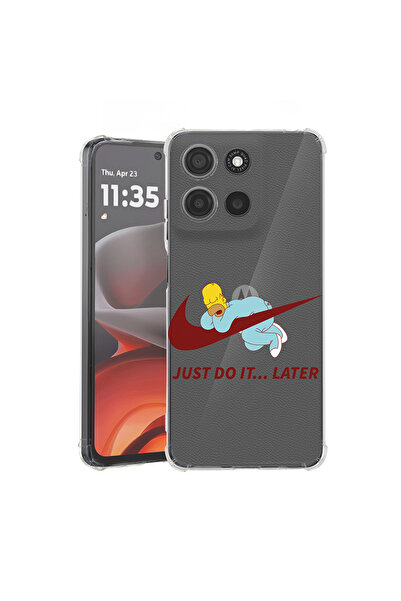 bestcase Carcasă antișoc pentru Motorola Edge 60 Pro cu design Just Do It Lat...