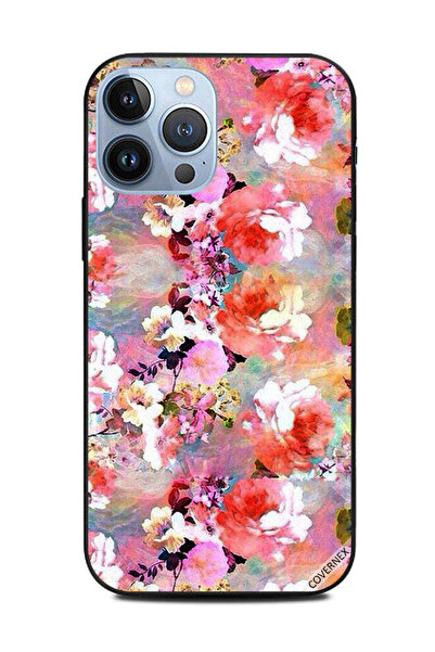 Covernex غطاء حماية لهاتف Apple iPhone 13 Pro Max - زهور فنية