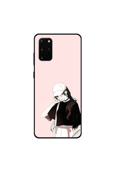 Covernex غطاء حماية لهاتف سامسونج جالكسي S20 بلس بتصميم فتاة لطيفة تمشي
