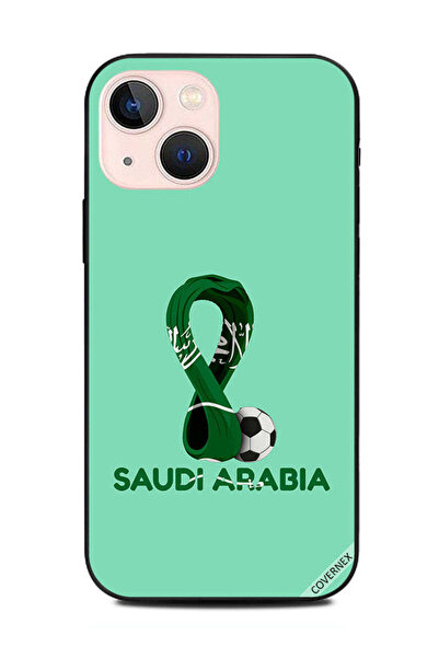 Covernex غطاء حماية لهاتف أبل آيفون 13 ميني علم السعودية على كأس العالم فيفا قطر