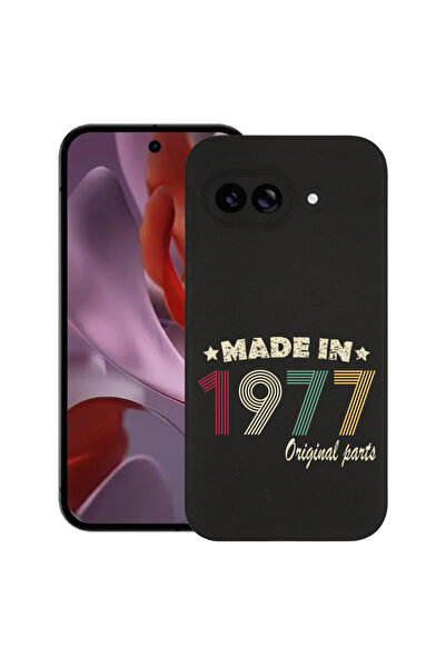 bestcase ® Husă Slim Silicon pentru Google Pixel 9a, Piese Originale 1977, 19...