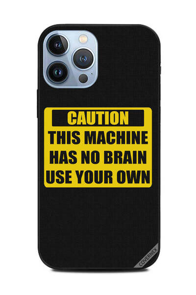 Covernex غطاء حماية لهاتف Apple iPhone 13 Pro Max تحذير: هذه الآلة ليس لها عقل