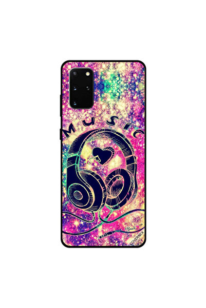 Covernex غطاء حماية لهاتف سامسونج جالكسي S20 بلس بتصميم رأس موسيقى وقلب