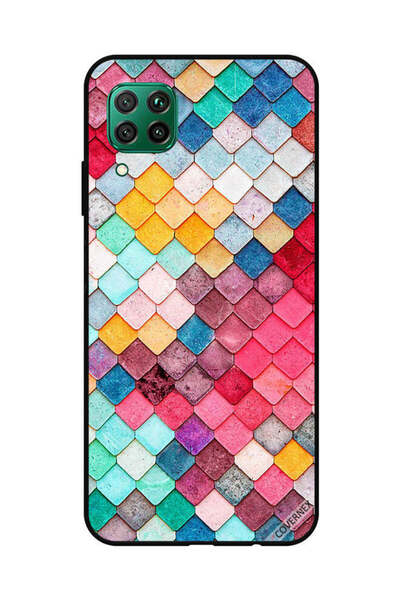 Covernex غطاء حماية لهاتف هواوي نوفا 7i / P40 لايت بنمط مربع ماسي