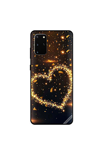 Covernex غطاء حماية لهاتف سامسونج جالكسي S20 بلس بتصميم قلب من القطع الذهبية