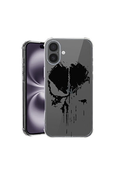 bestcase ® Carcasă antișoc pentru Apple iPhone 16, Punisher, 1828630 AS 1885