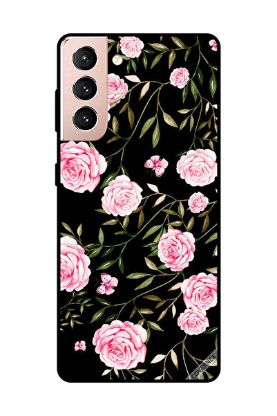 Covernex غطاء حماية لهاتف سامسونج جالاكسي S21 بلس ورود وردية في باقات من الأو...
