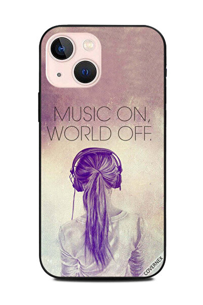 Covernex غطاء حماية لهاتف Apple iPhone 13 Mini - موسيقى على العالم متوقفة