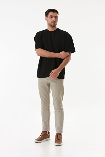 Fulla Moda Basic T-shirt με Γιακά Crew