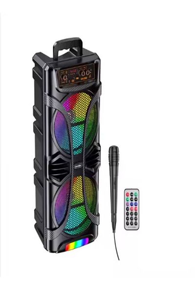 DLC Portable Speaker – Powerful Sound with Mic & Remote Control
