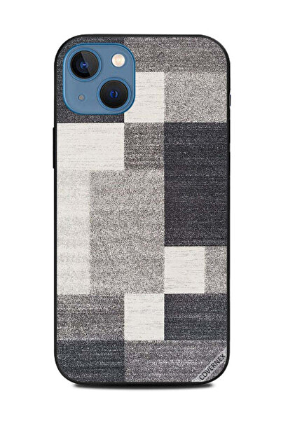 Covernex غطاء حماية لهاتف Apple iPhone 13 بنمط سجاد رمادي