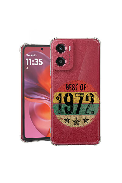 bestcase ® Αντικραδασμική θήκη για Motorola Moto E15, Best Of 1972, 1988242 A...