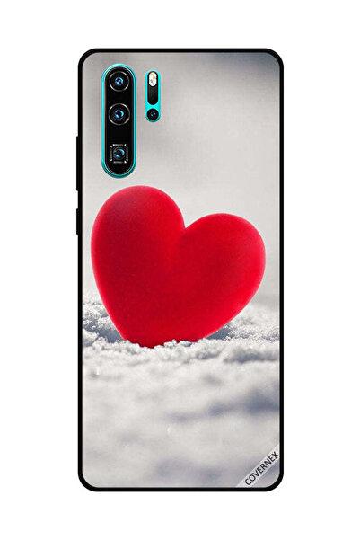 Covernex غطاء حماية لهاتف هواوي بي 30 برو بتصميم قلب أحمر جميل