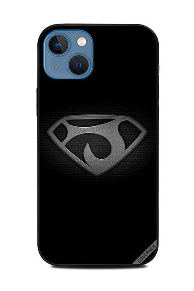 Covernex غطاء حماية لهاتف Apple iPhone 13 أبجدي أبيض وأسود J
