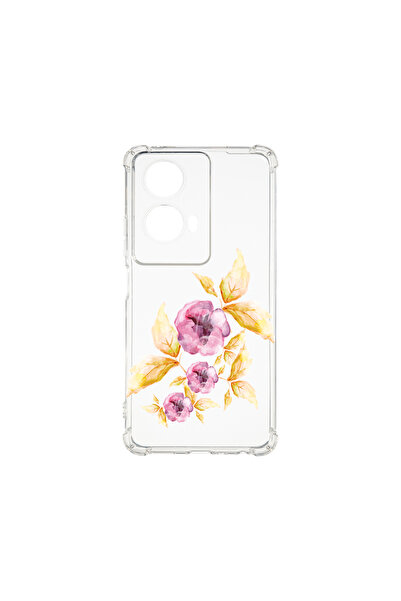 bestcase ® Carcasă antișoc pentru Motorola Edge 50 Fusion, flori pastelate, 1...