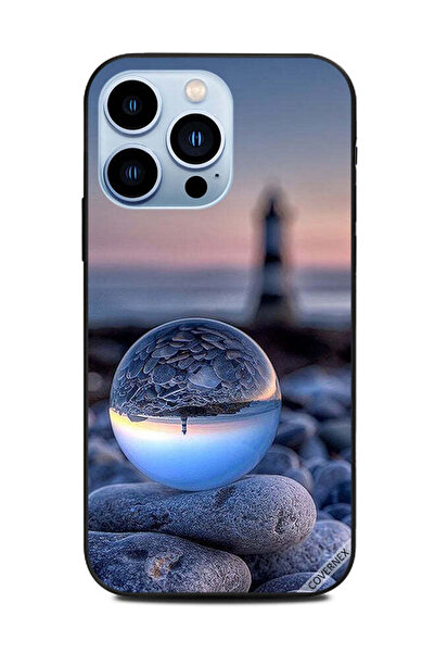 Covernex غطاء حماية لهاتف Apple iPhone 13 Pro، تصوير رائع للطبيعة في زجاج دائري