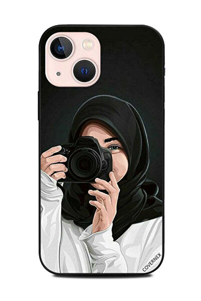 Covernex غطاء حماية لهاتف Apple iPhone 13 Mini - فتاة محبة للتصوير الفوتوغرافي