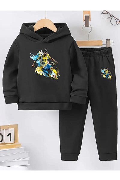 makiteks Χειμερινή φόρμα για αγόρια 5 6 7 8 9 10 11 12 Ηλικίες Ποδόσφαιρο