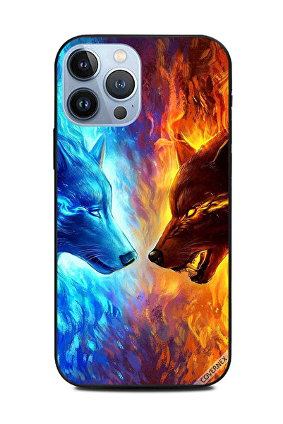 Covernex غطاء حماية لهاتف Apple iPhone 13 Pro Max - ذئب الماء والنار