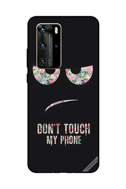 Covernex Protective Case Cover For Huawei P40 Pro Don't Touch My Phone Floral