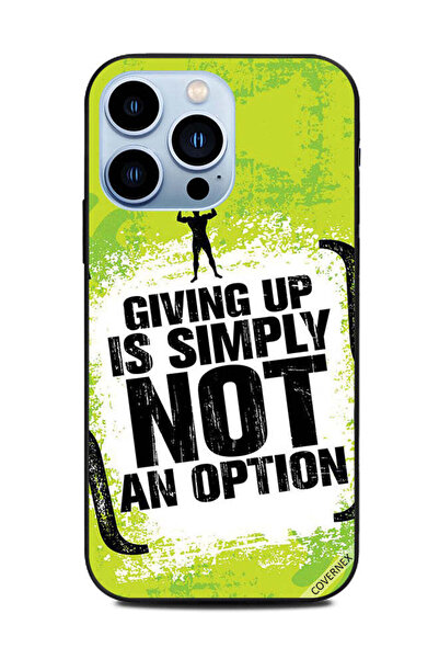 Covernex غطاء حماية لهاتف Apple iPhone 13 Pro الاستسلام ليس خيارًا على الإطلاق