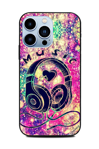 Covernex غطاء حماية لهاتف Apple iPhone 13 Pro Music Head Phone & Heart