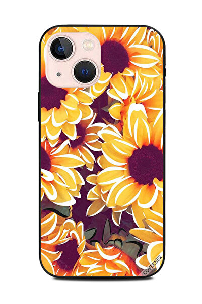 Covernex غطاء حماية لهاتف Apple iPhone 13 Mini برسومات عباد الشمس
