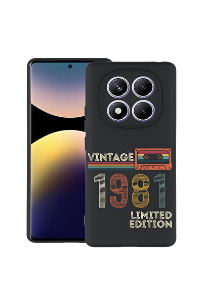 bestcase ® Husă Slim Silicon pentru Xiaomi Redmi Note 14 Pro 4G, 1981 - Bandă...