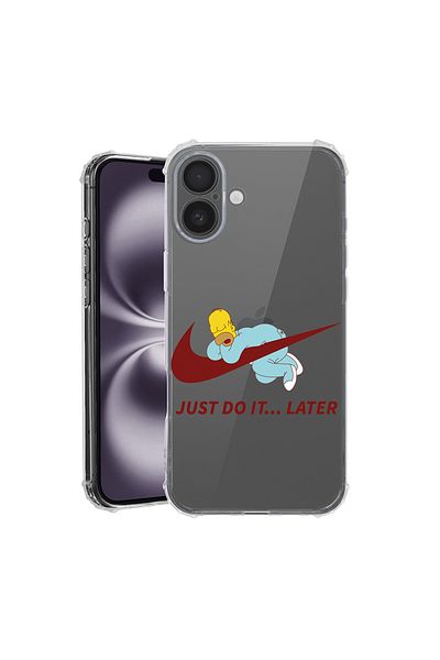 bestcase ® Husă antișoc pentru Apple iPhone 16, Just Do It Later, 1828630 AS 1869