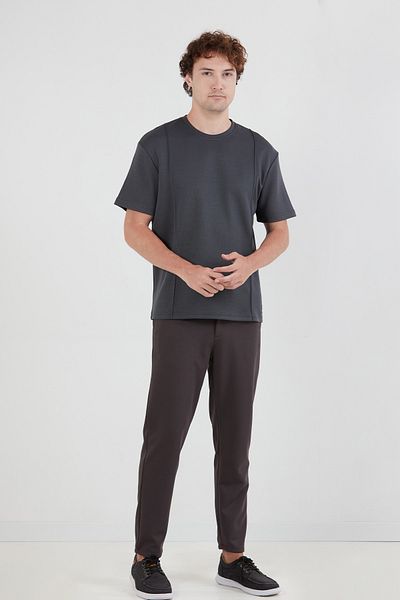 Fulla Moda Μπλουζάκι Basic Çimalı Bisiklet Yaka