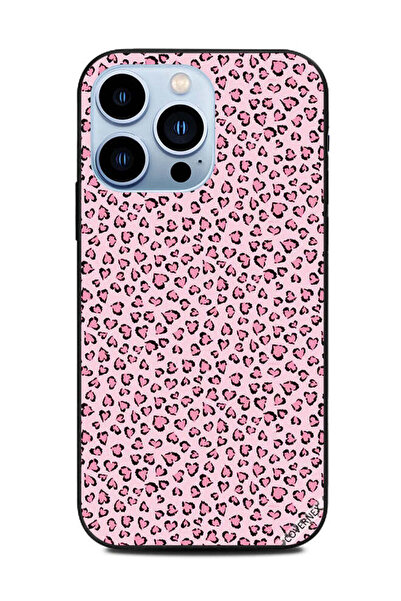 Covernex غطاء حماية لهاتف Apple iPhone 13 Pro - قلوب صغيرة باللونين الأسود وا...