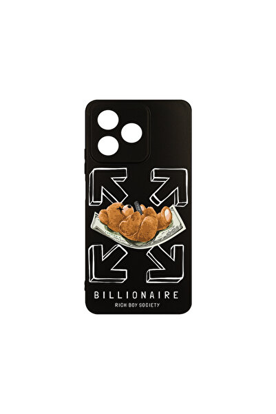 bestcase ® Husa Slim Silicon pentru Xiaomi Redmi 13, Billionaire Bear, 192337...