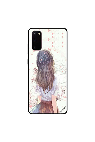 Covernex غطاء حماية لهاتف سامسونج جالكسي S20 بطبعة فتاة لطيفة في تفكير عميق
