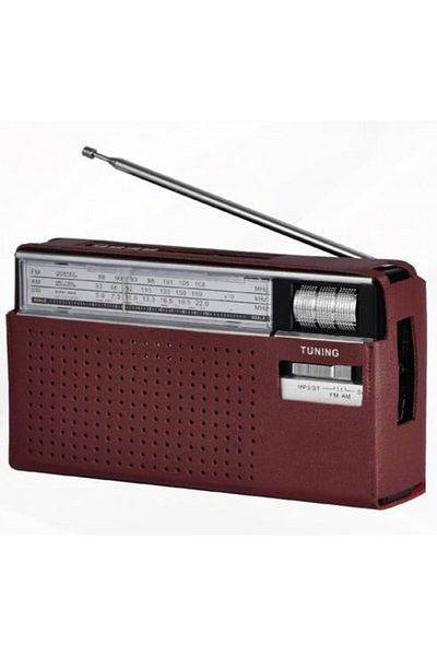 Mini Baby 3-band portable radio with MP3 player, FM, AM and SW tuning stations, MP3 playback via USB