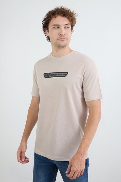 Fulla Moda Μπλουζάκι με ανάγλυφο γράμμα γενιάς