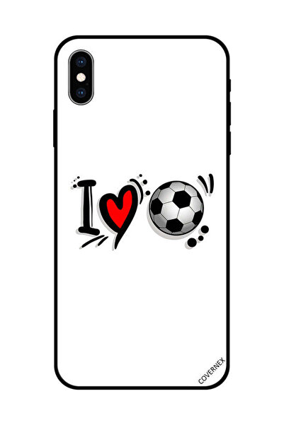 Covernex غطاء حماية لهاتف Apple iPhone XS - أحب كرة القدم