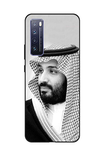 Covernex غطاء حماية لهاتف هواوي نوفا 7 - صورة محمد بن سلمان بالأبيض والأسود