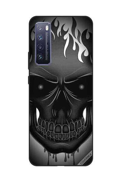 Covernex غطاء حماية لهاتف هواوي نوفا 7 - فن الجمجمة